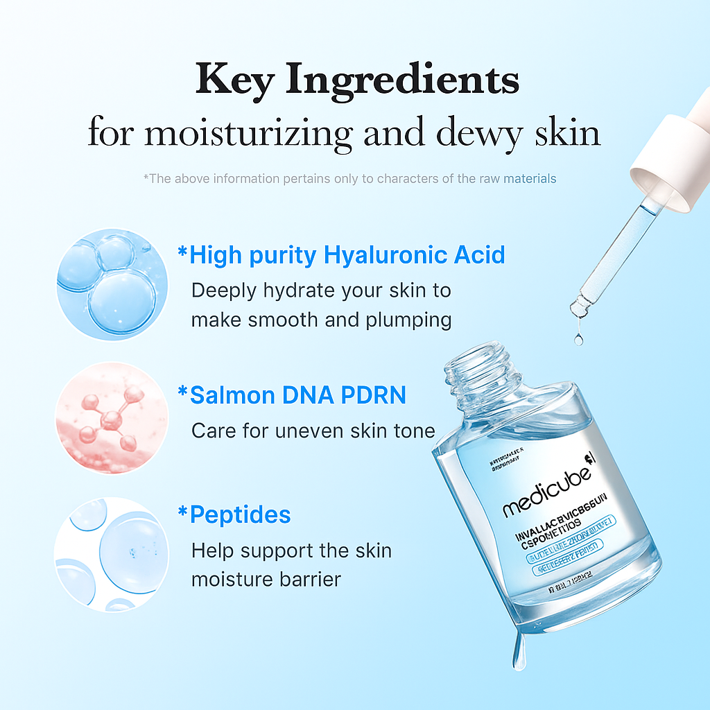 Medicube Hyaluronic Multi Peptide Serum | Deep Hydrates And Firms Skin