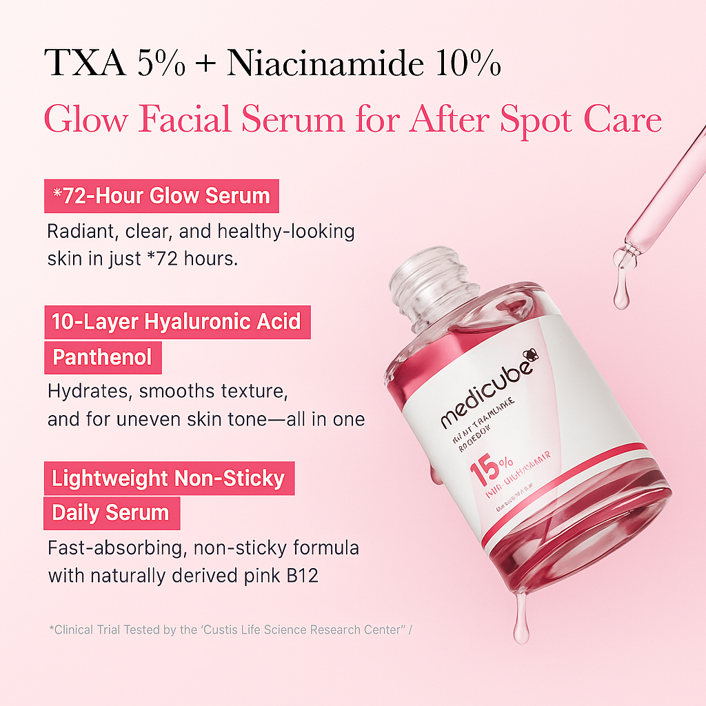Medicube 15% TXA + Niacinamide Serum | Powerful Stain Lightener