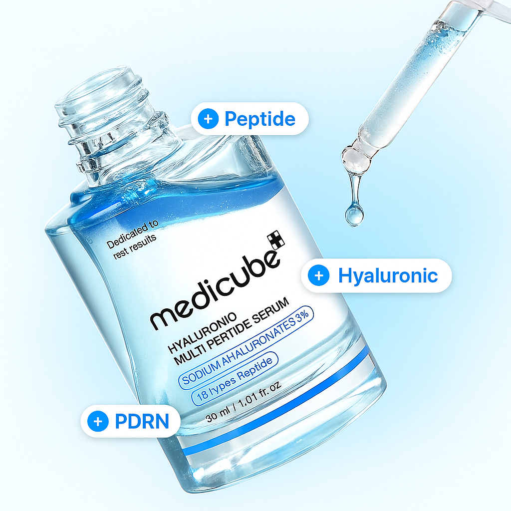 Medicube Hyaluronic Multi Peptide Serum | Deep Hydrates And Firms Skin