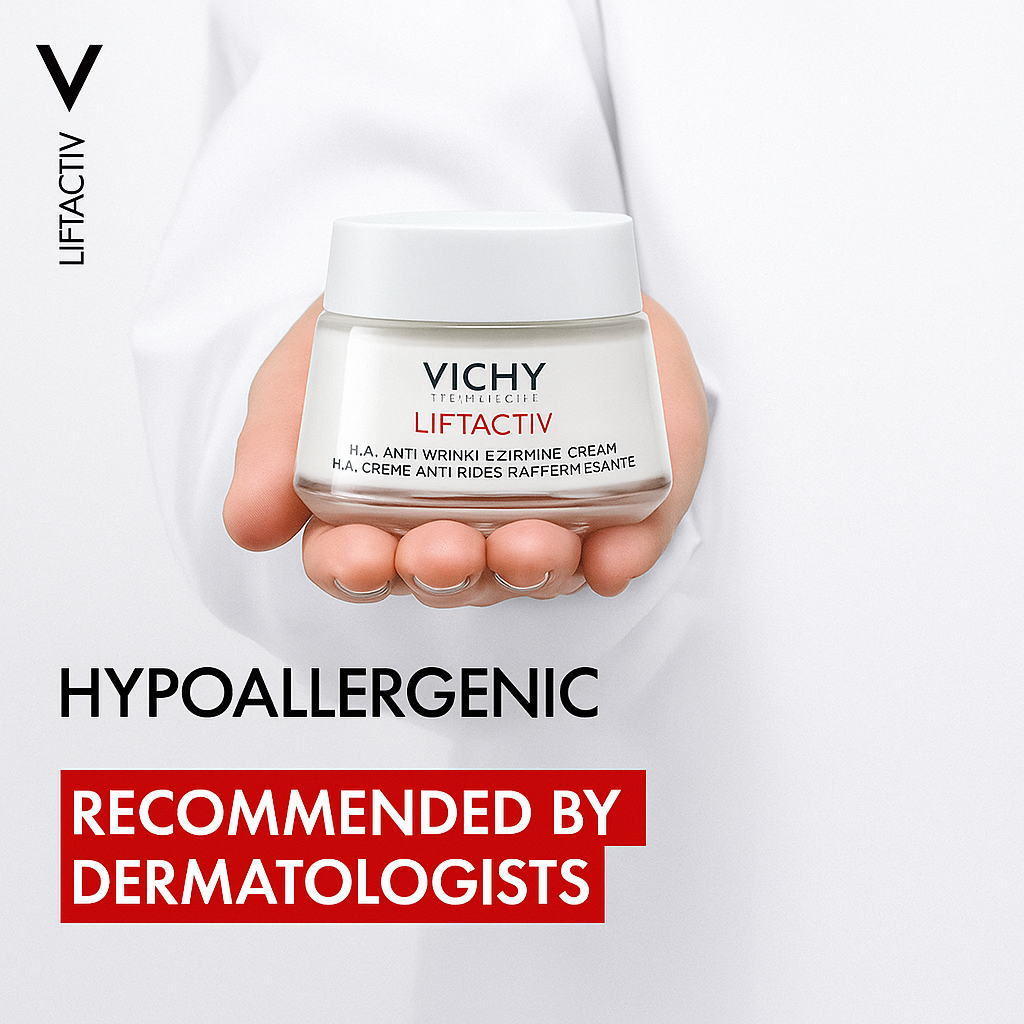 Vichy Liftactiv H.A Anti Wrinkles Firming Cream 50g | Plumping And Firming Moisturizer