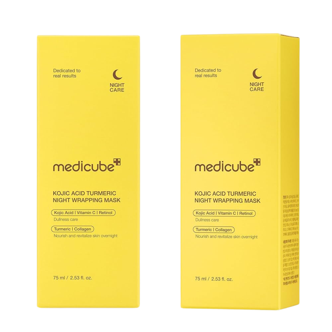 Medicube Kojic Acid And Turmeric Night Wrapping Mask | Anti-Inflammatory Action