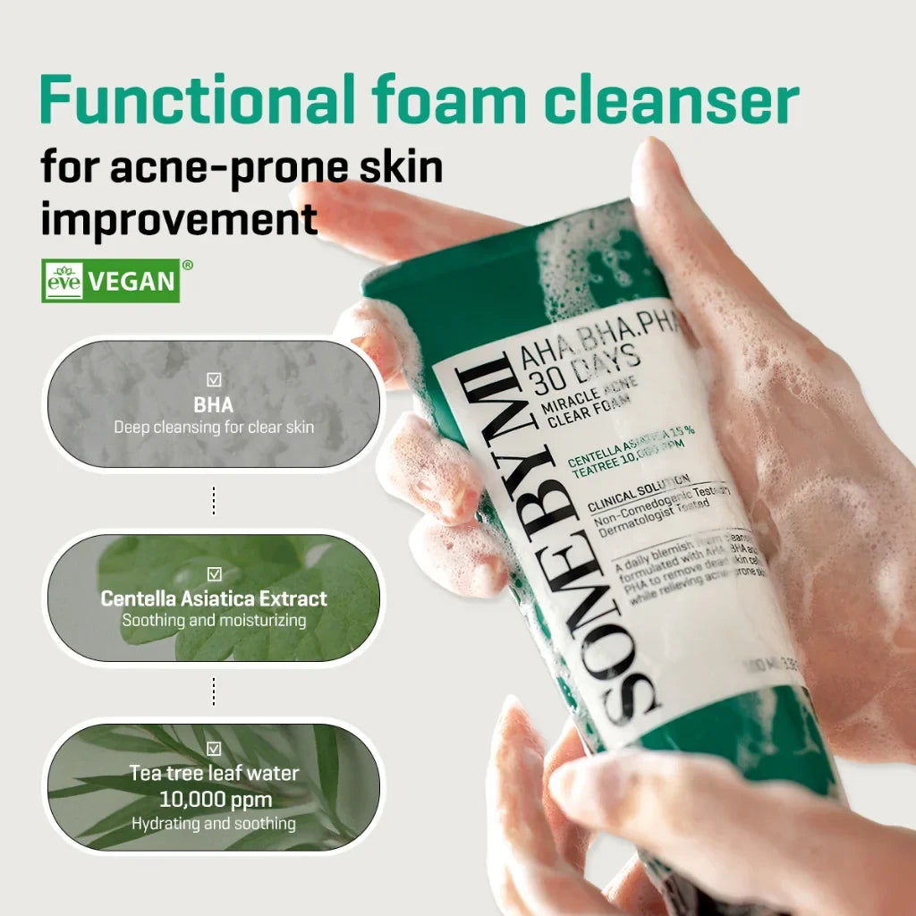 Somebymi Aha Bha Acne Clear Foam