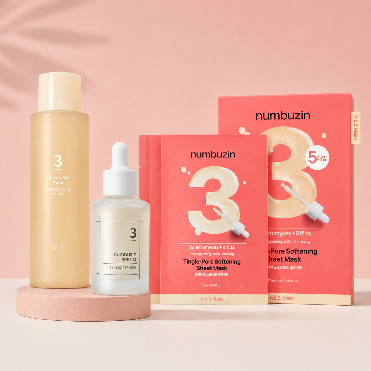 Numbuzin No.3 Pore Care 3-Step Routine Set
