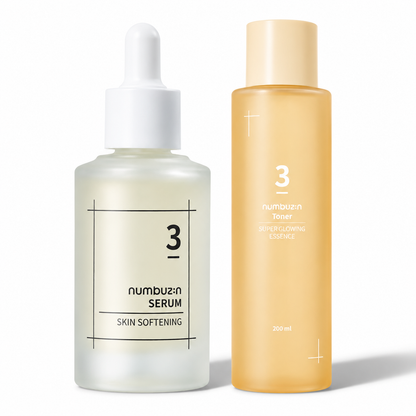 Numbuzin No.3 Pore Tightening Glass Skin Duo