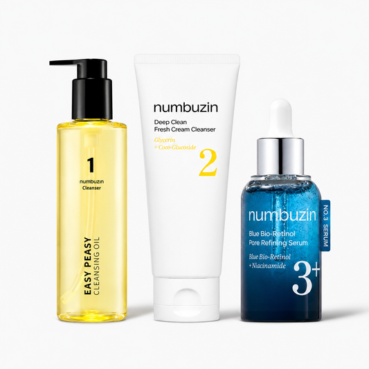 Numbuzin Pore Tightening Routine Set | 3-Step Pore Control Kit