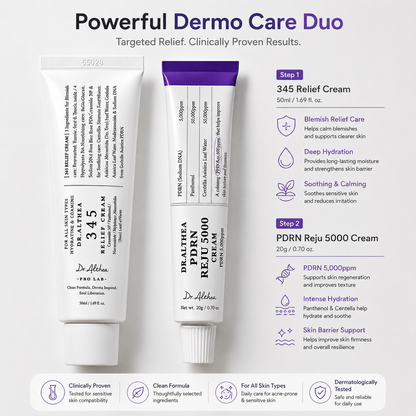 Dr. Althea Recovery Duo | 345 Relief Cream + PDRN Reju 5000 Cream
