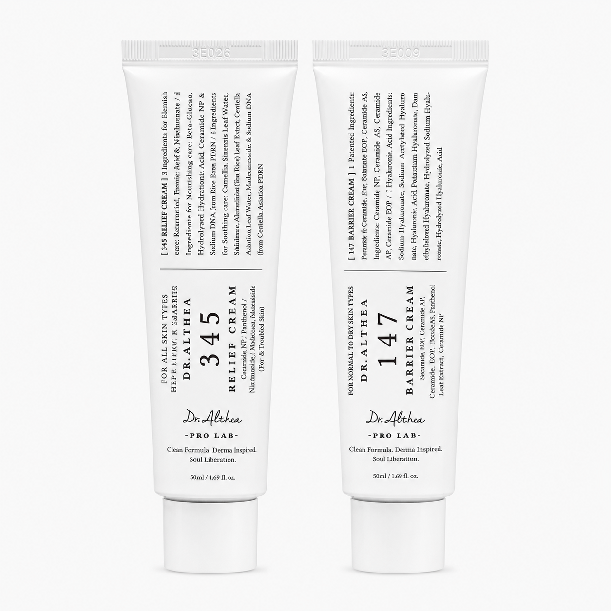 Dr. Althea Dual Cream Set | 345 Relief Cream + 147 Barrier Cream
