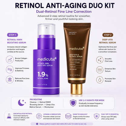 Medicube Retinol Anti-Aging Duo Kit Ever Youth | 2-Step Routine