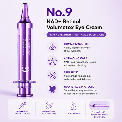 Numbuzin No.9 NAD+ Retinol Volumetox Eye Cream
