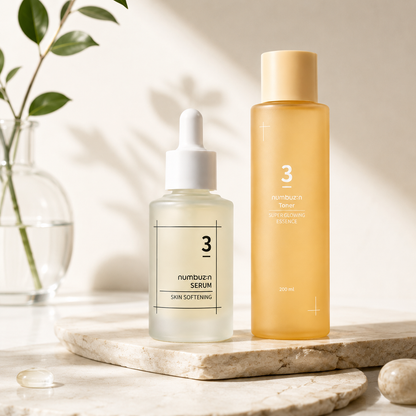 Numbuzin No.3 Pore Tightening Glass Skin Duo