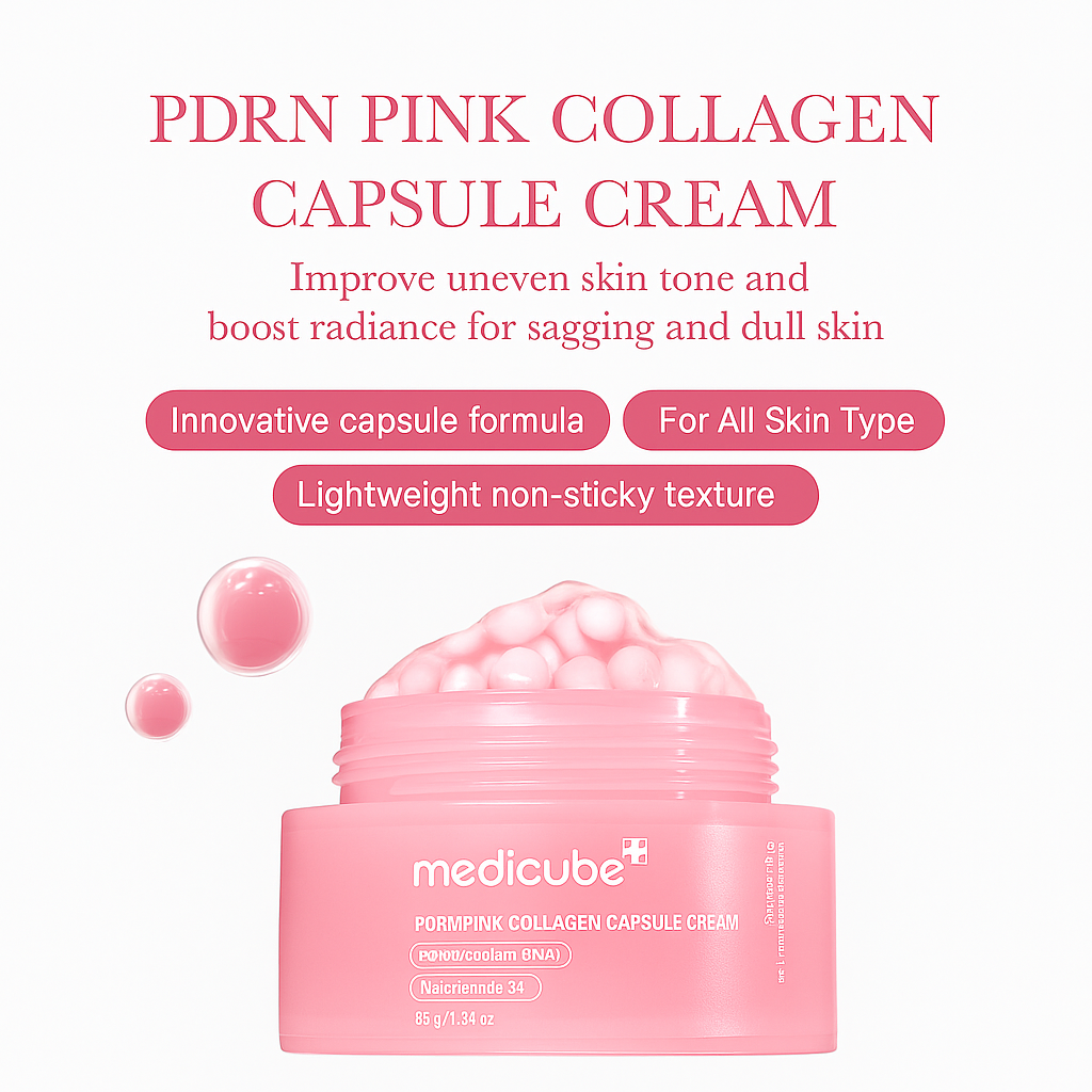 Medicube PDRN Pink Collagen Capsule Cream | Intensive PDRN Capsules