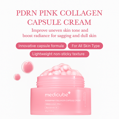 Medicube PDRN Pink Collagen Capsule Cream | Intensive PDRN Capsules