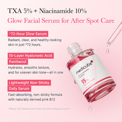 Medicube 15% TXA + Niacinamide Serum | Powerful Stain Lightener