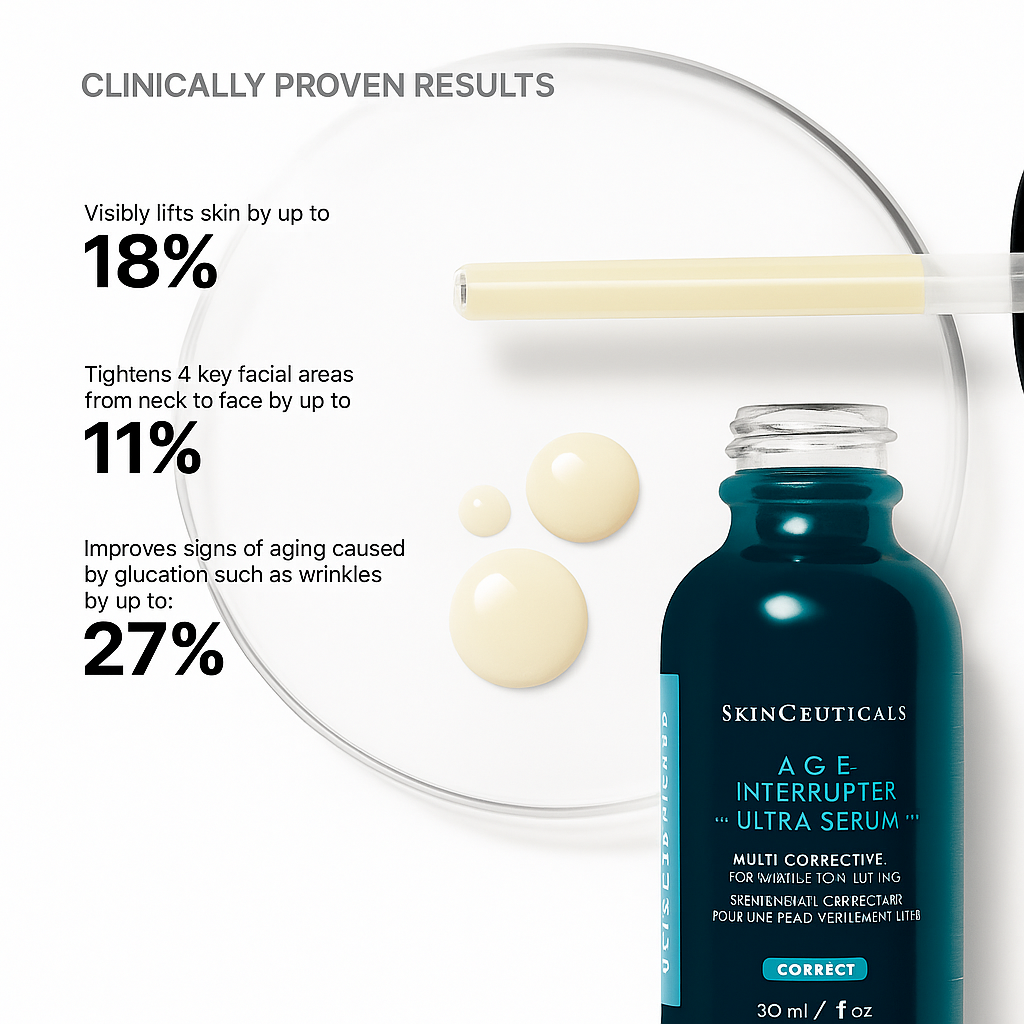 Skinceuticals A.G.E Interrupter Ultra Serum 30ml | Multi-Peptide Serum For Skin Lifting