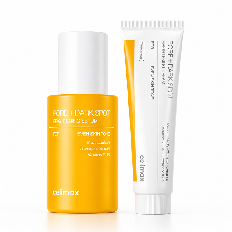 Celimax Pore & Glow Duo | 2-Step Brightening & Pore Refining Kit