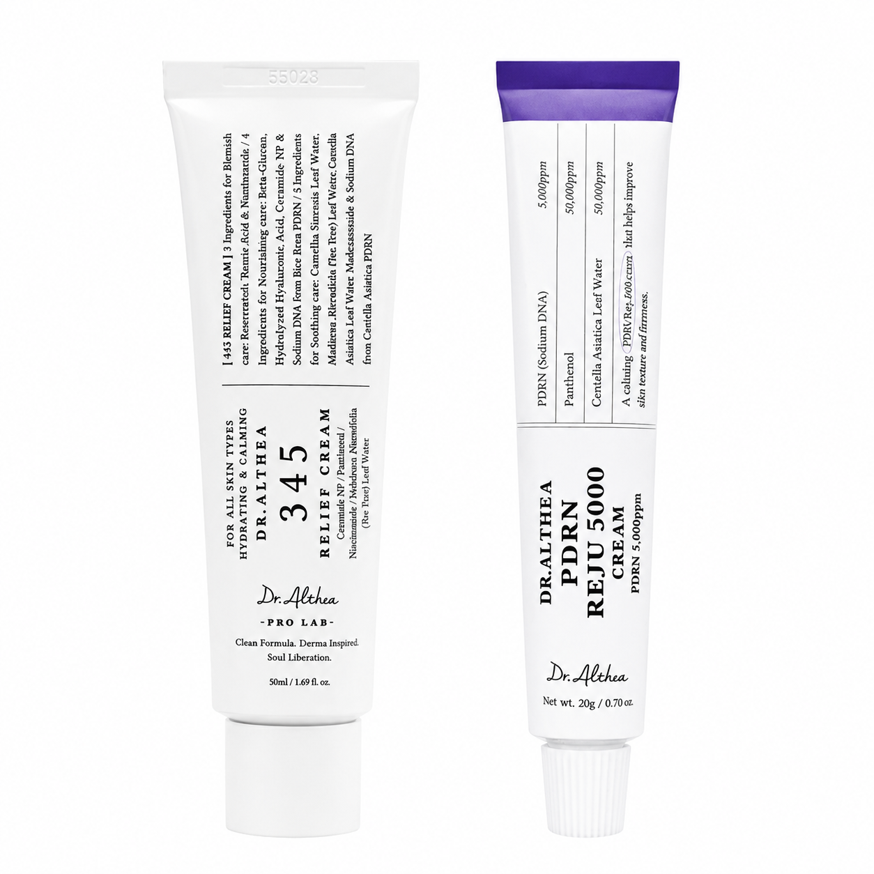 Dr. Althea Recovery Duo | 345 Relief Cream + PDRN Reju 5000 Cream