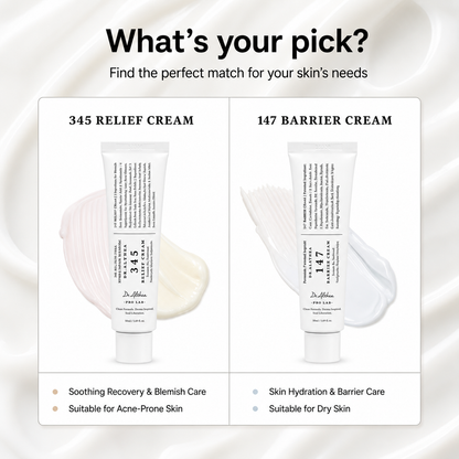 Dr. Althea Dual Cream Set | 345 Relief Cream + 147 Barrier Cream