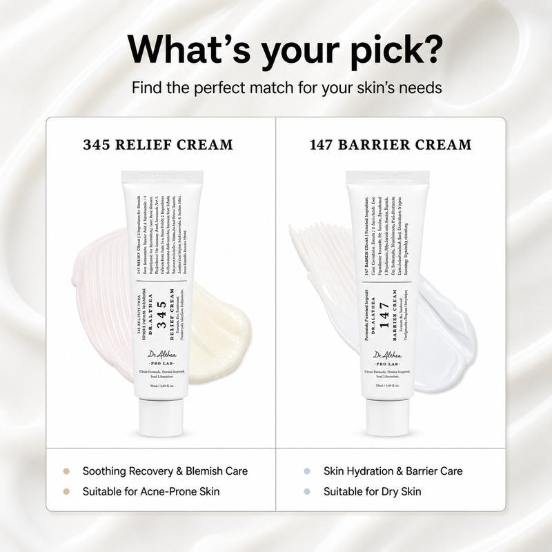 Dr. Althea Dual Cream Set | 345 Relief Cream + 147 Barrier Cream