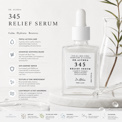 Dr. Althea 345 Relief Serum 30ml | Calming Barrier Repair Serum