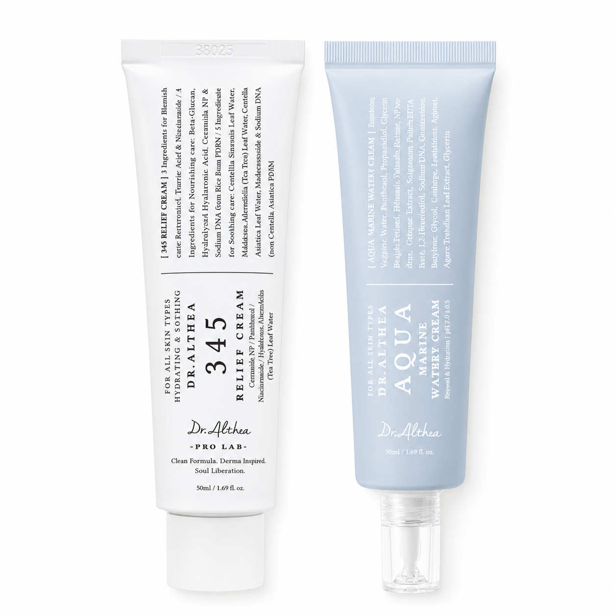 Dr. Althea Acne & Barrier Care Duo | 345 Relief Cream + Aqua Marine Watery Cream