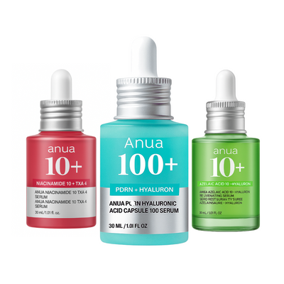 Anua Serum Set | Niacinamide + TXA4 | PDRN+ Hyaluron | Azelaic Acid + Hyaluron |