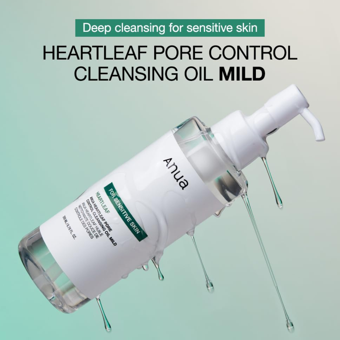 Anua Heartleaf Pore Control | Cleansing Oil For Sensitive Skin